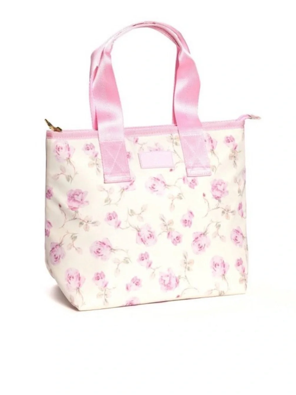 LoveShackFancy X Target Yoobi Ribbon Rosa Lunch Tote Bag Sterling Dusk